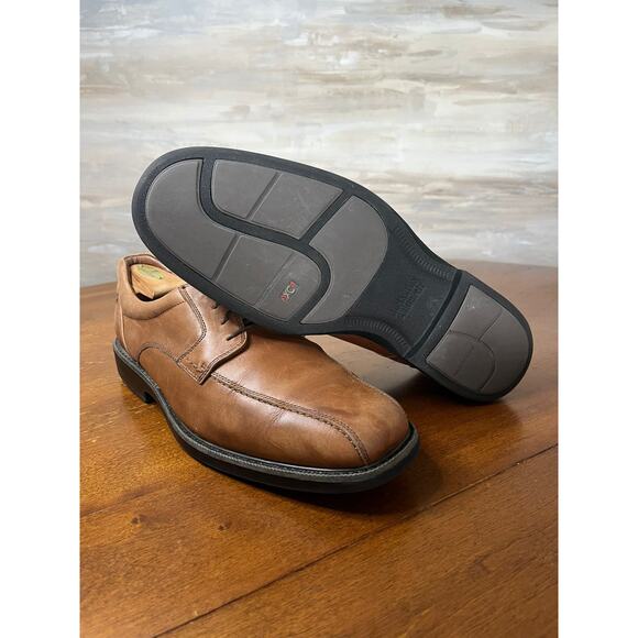 Johnston & Murphy XC-4 Stanton Men's Size 12 Run Off Waterproof Brown Shoes - Picture 4 of 6